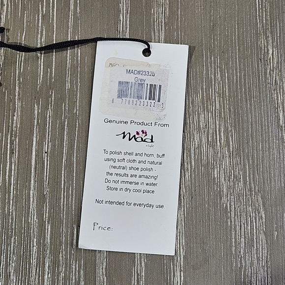 Mad By Design Handmade Mother Of Pearl & Natural Horn Bag NWT - Picture 4 of 7